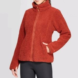 Champion C9 Fleece Jacket rust colored XS